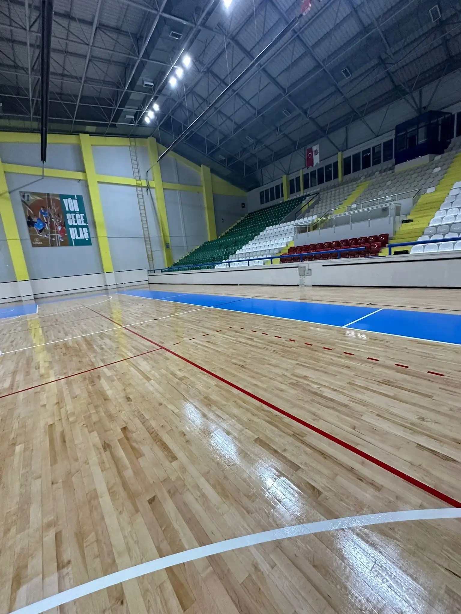 Spor salonu zımparalama aşamaları